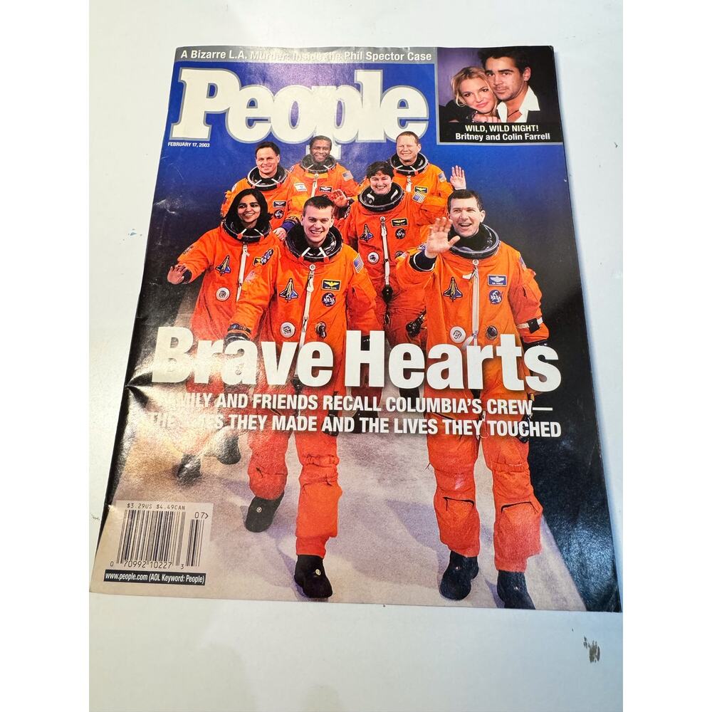 Vintage February 2003 People Magazine -Brave Hearts-Columbia's Crew
